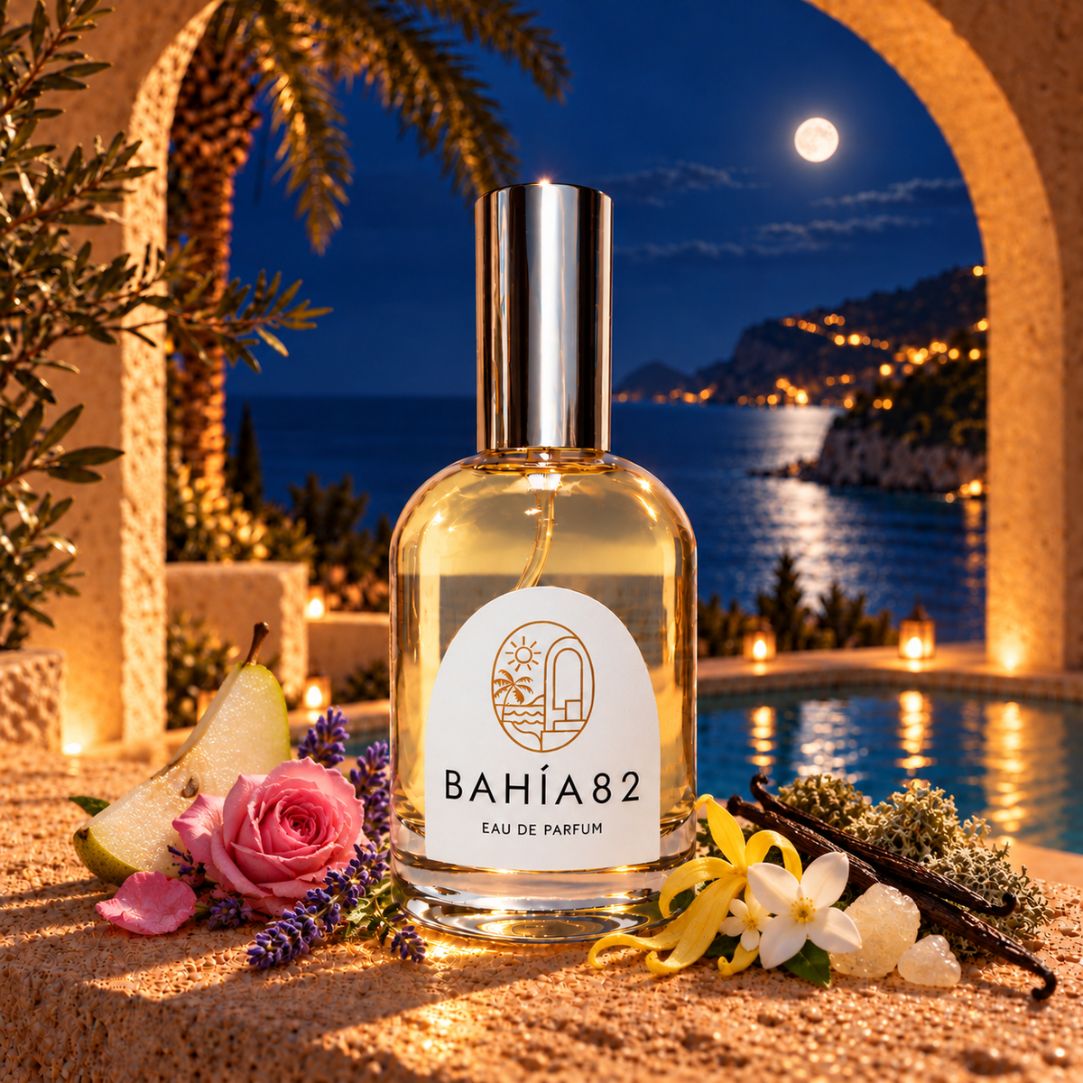 Frasco de Sweet Millionaire 1095 de Bahía 82, Eau de Parfum 100 ml.