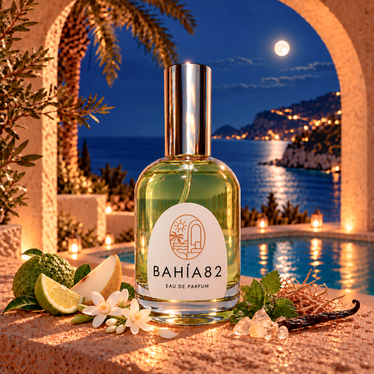 Frasco de Tuberose & Velvet 1020, perfume de mujer de 100 ml de Bahía 82.