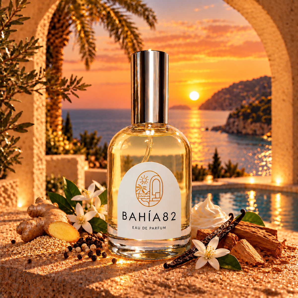 Frasco de Chantilly & Spice 1102 de Bahía 82, Eau de Parfum de 100 ml.