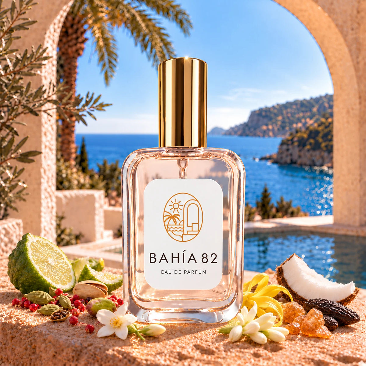 Coconut & Sun 1023 | Perfume nicho unisex Eau de Parfum 100 ml | Bahía 82